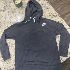 NIKE Hoodie Sweatshirt / Size: M / Color: Charcoal Gray